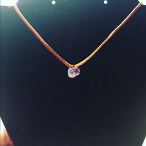 Simple handmade healing crystal/stone chokers/neck